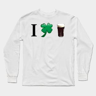 I Shamrock Beer Long Sleeve T-Shirt